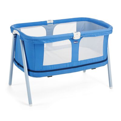 Lullago Zip Travel Crib (Indigo, Blue)